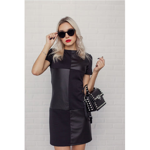 Fashion Turn-down Collar Party Shirt Dress Women Solid Three Quarter Sleeve Spring Summer Dress Plus Size Casual Vestidos Robe