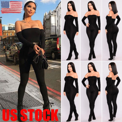 7 Color Rompers Womens Jumpsuit 2018 Sexy Lady V Neck Long Sleeve